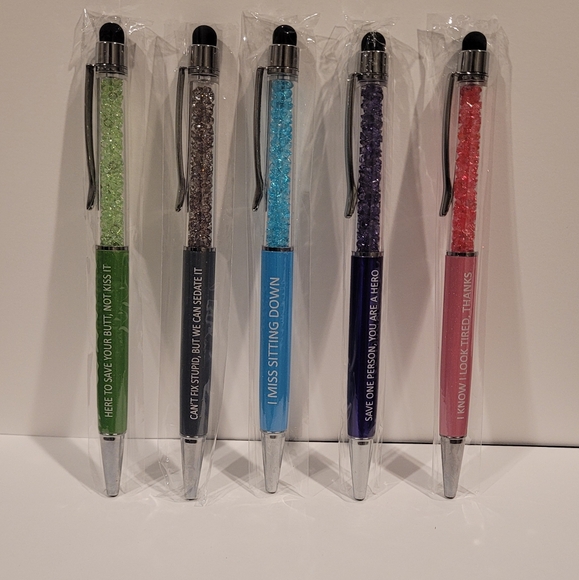 🖤 Pens with Quotes for Any Staff/Job Employee. Sold Separately - Picture 1 of 4